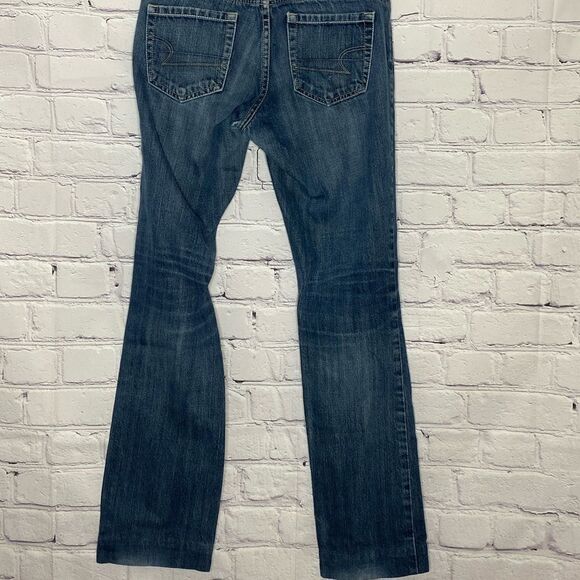 AMERICAN EAGLE 77 STRAIGHT JEANS SIZE 4 R.... - Picture 2 of 4